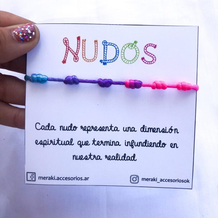 PULSERA 7 NUDOS MULTICOLOR