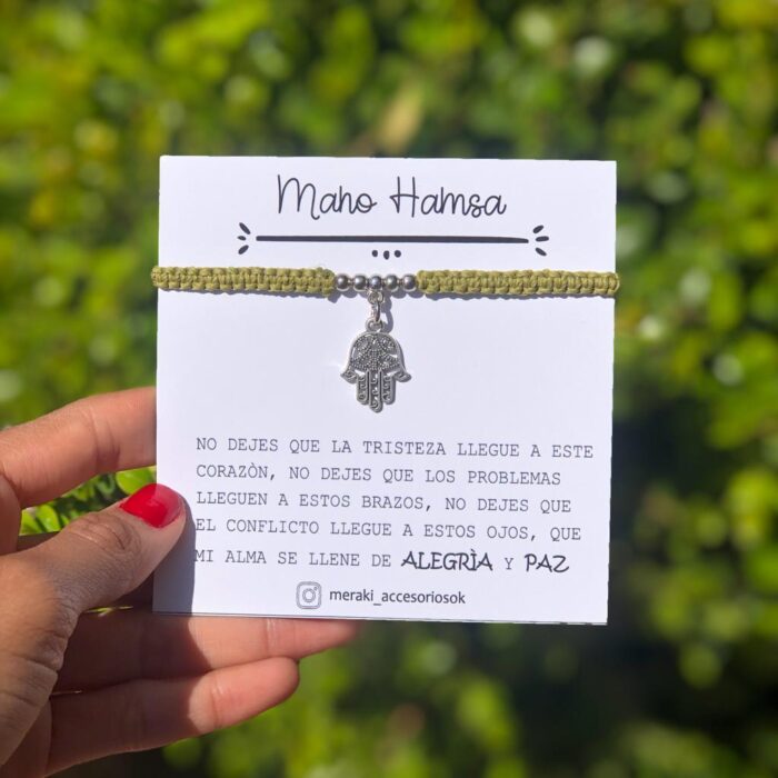 PULSERA MANO HAMSA