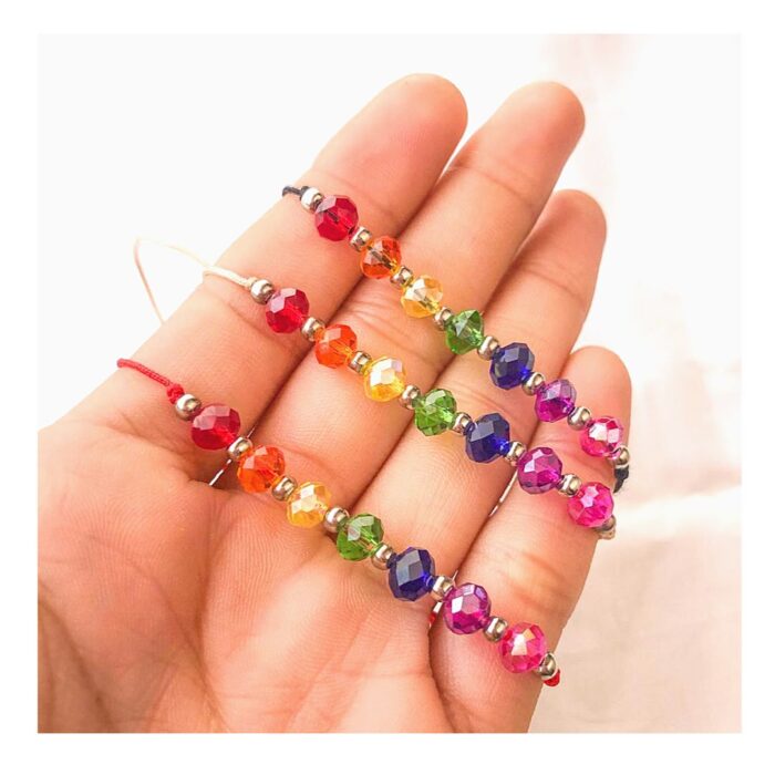 PULSERA CHAKRAS CRISTALES