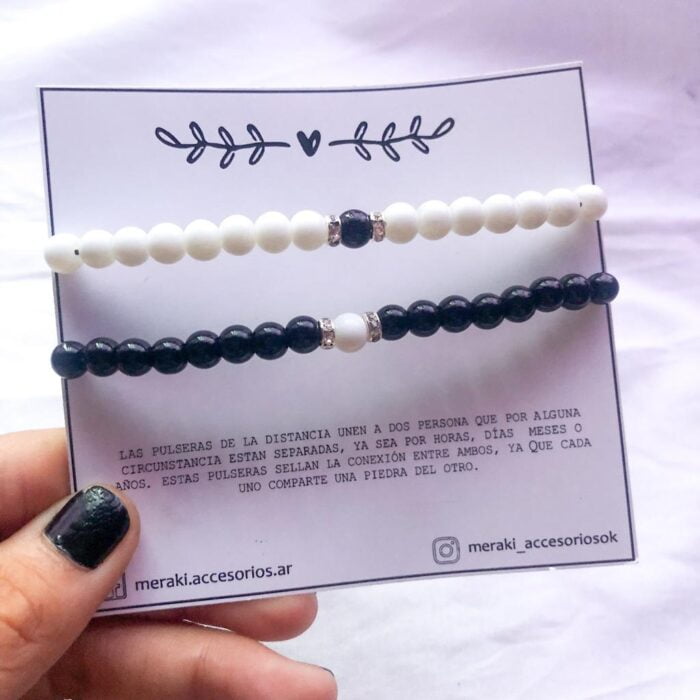 PULSERA DISTANCIA ESMALTADA