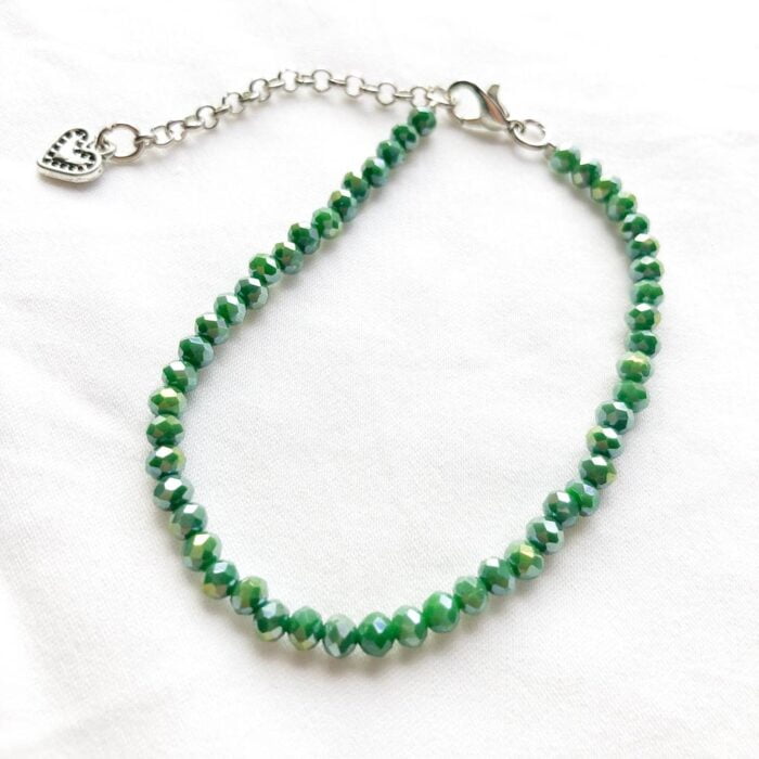 PULSERA CRISTAL VERDE