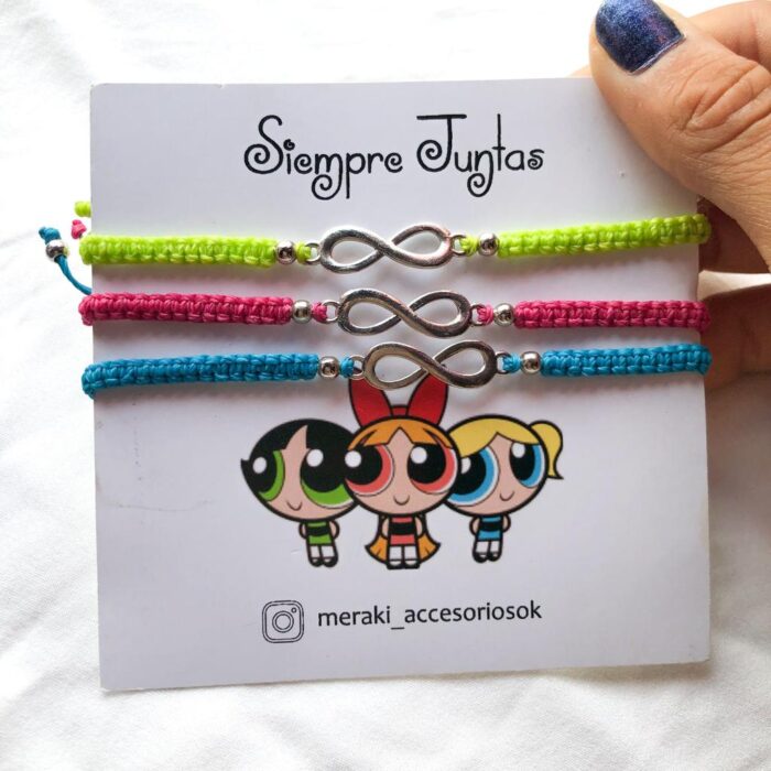 PULSERA CHICAS SUPERPODEROSAS INFINITO