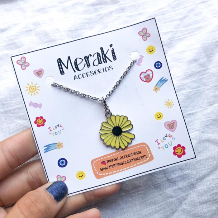 COLLAR GIRASOL AMARILLO