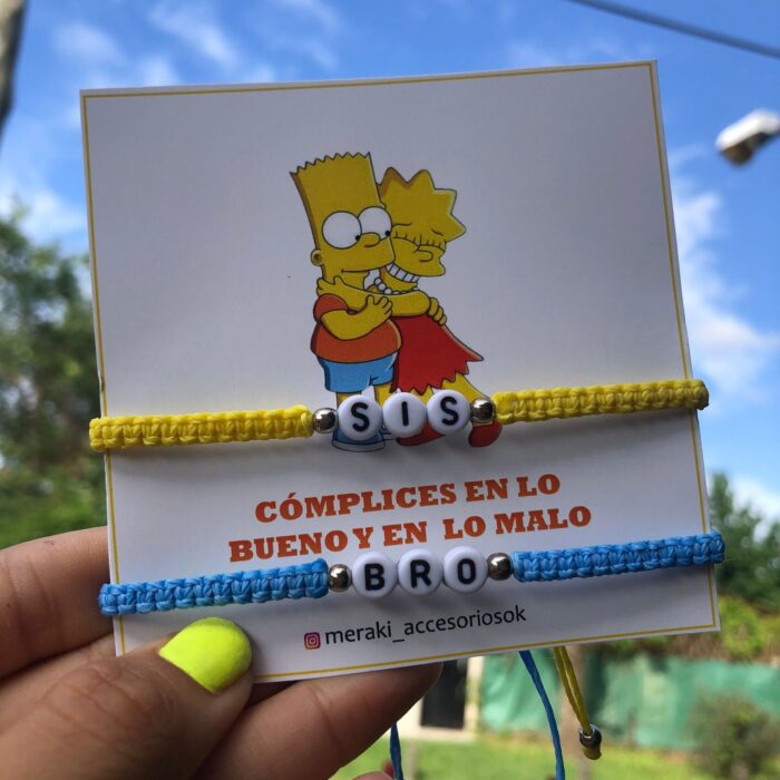 PULSERA BART Y LISA