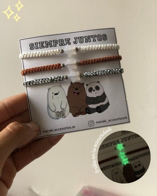 PULSERA OSOS ESCANDALOSOS ESTRELLA