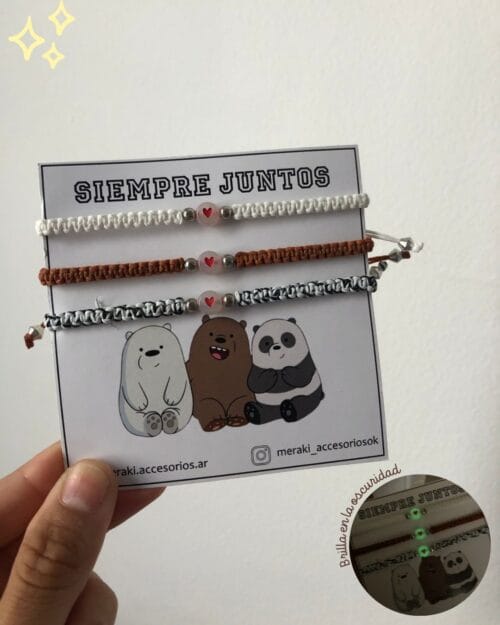 PULSERA OSOS ESCANDALOSOS