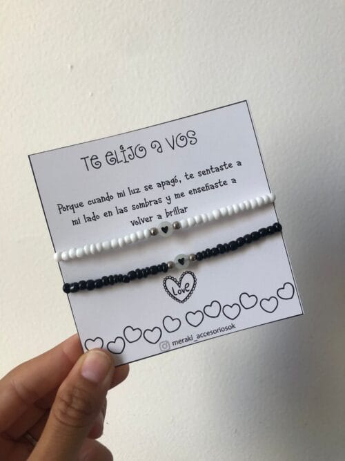 PULSERA TE ELIJO BRILLA EN LA OSCURIDAD