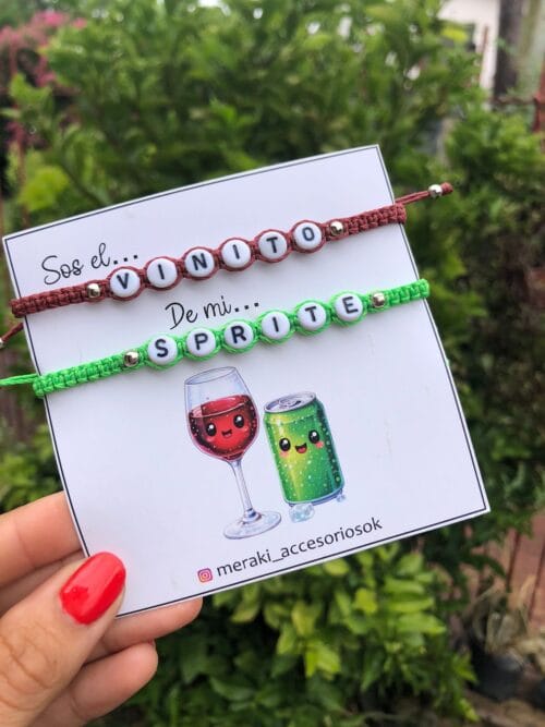 PULSERA VINITO Y SPRITE